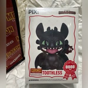 Toothless Dragon Collectible - Black